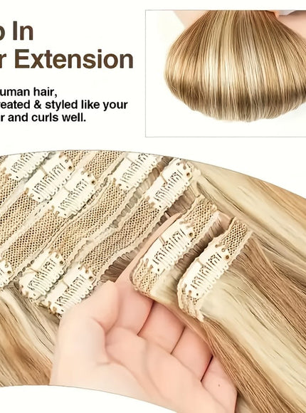 KissICON KissIcon Clip In Hair Extensions Blonde Women -