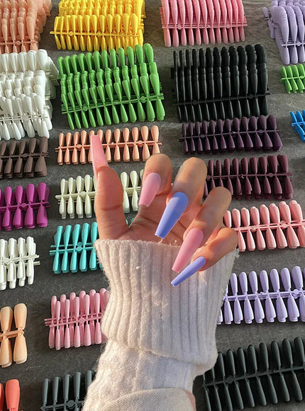 KissICON KissIcon Coffin Nails 120Pcs Matte Full Cover -