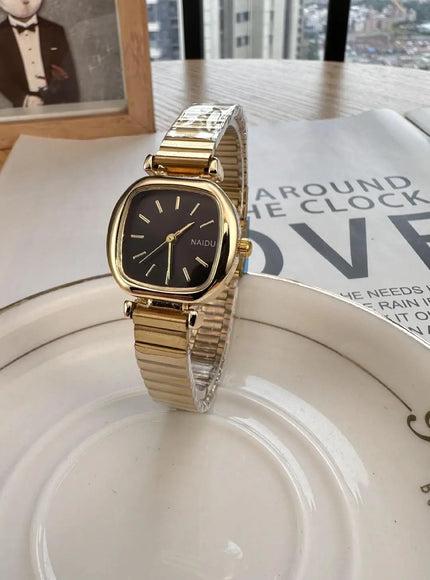 KissICON KissIcon College Style Watch Women Square Small Dial