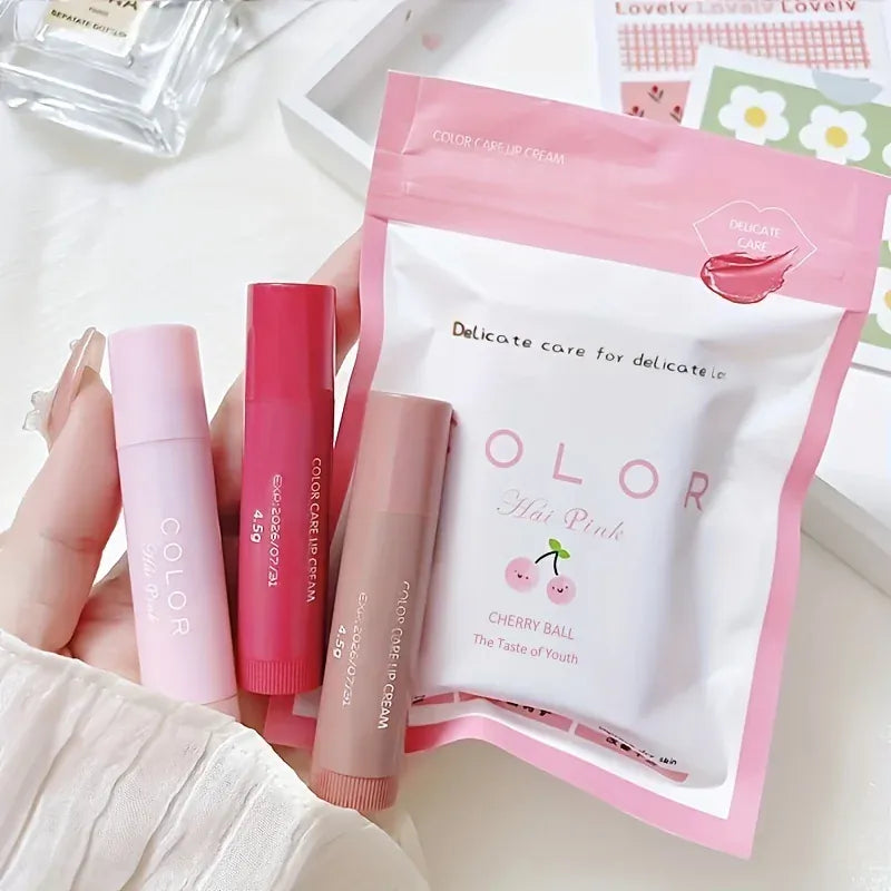 KissICON KissIcon Colored Lip Balm - Moisturizes Softens Lip