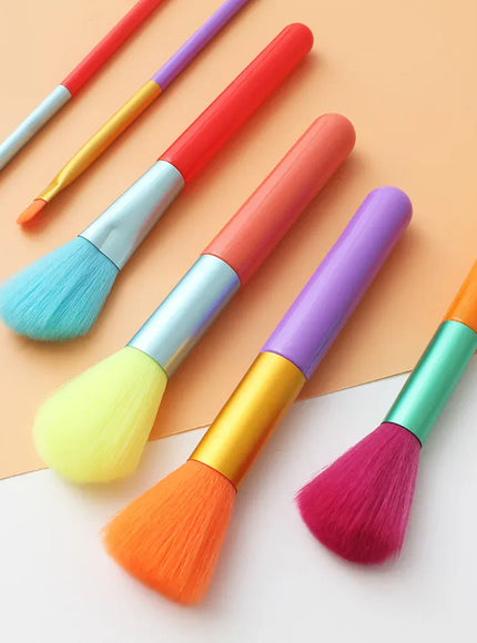 KissICON KissIcon Colourful 15pcs Makeup Brush Set - Gift
