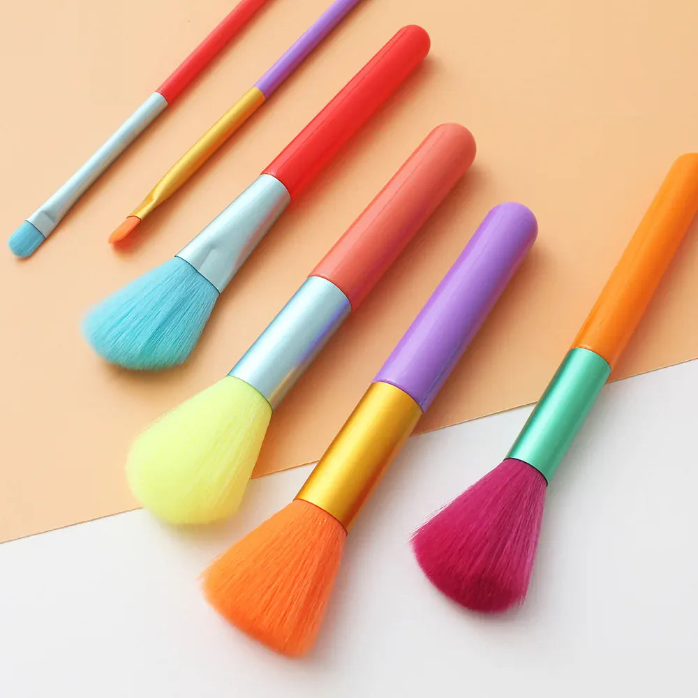 KissICON KissIcon Colourful 15pcs Makeup Brush Set - Gift