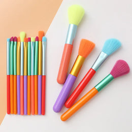 KissICON KissIcon Colourful 15pcs Makeup Brush Set - Gift