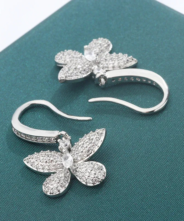 KissICON KissIcon Creative Bow Diamond Zircon Earrings - Shine
