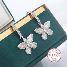 KissICON KissIcon Creative Bow Diamond Zircon Earrings - Shine