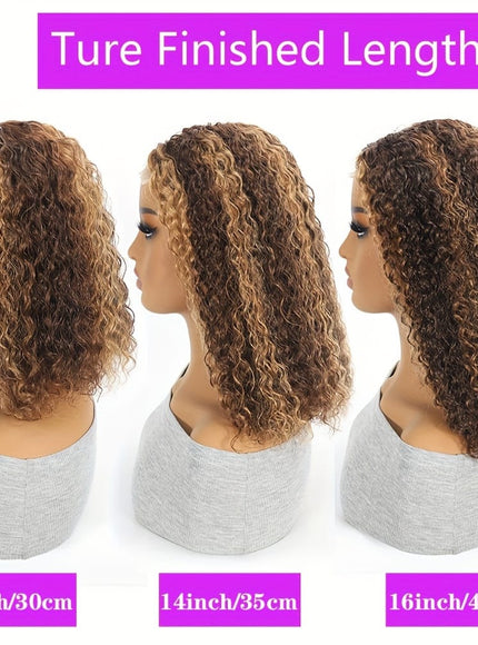 KissICON Kissicon Curly Bob Wig 13x4 Lace