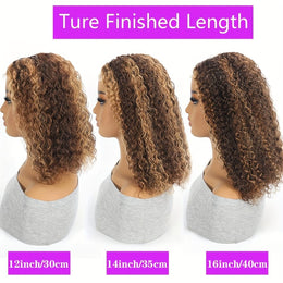 KissICON Kissicon Curly Bob Wig 13x4 Lace