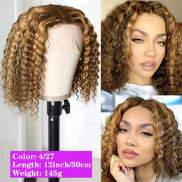 KissICON Kissicon Curly Bob Wig 13x4 Lace