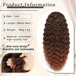 KissICON KissIcon Curly Ponytail Extension 20 Inch - Heat