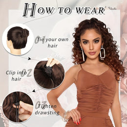KissICON KissIcon Curly Ponytail Extension 20 Inch - Heat