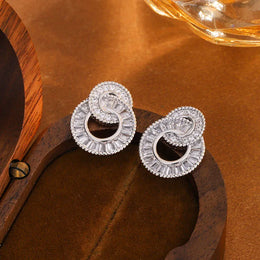 KissICON KissIcon CZ Multi Layer Hoop Earrings Hypoallergenic Daily