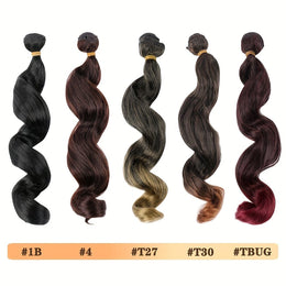KissICON KissIcon Deep Wave 18In Synthetic Hair 6 Bundles