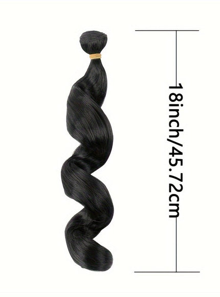 KissICON KissIcon Deep Wave 18In Synthetic Hair 6 Bundles