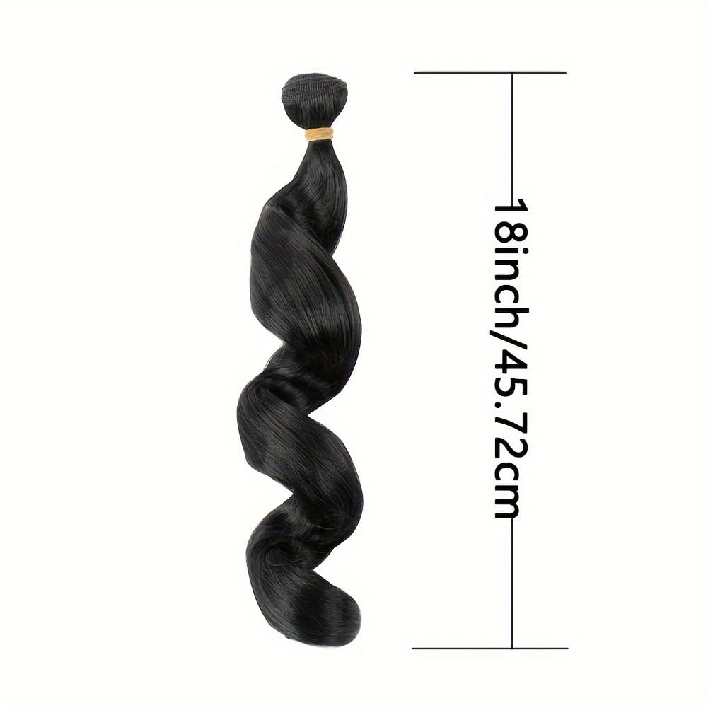KissICON KissIcon Deep Wave 18In Synthetic Hair 6 Bundles
