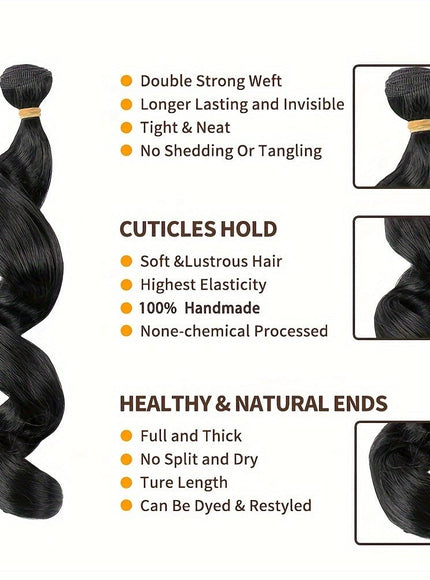 KissICON KissIcon Deep Wave 18In Synthetic Hair 6 Bundles