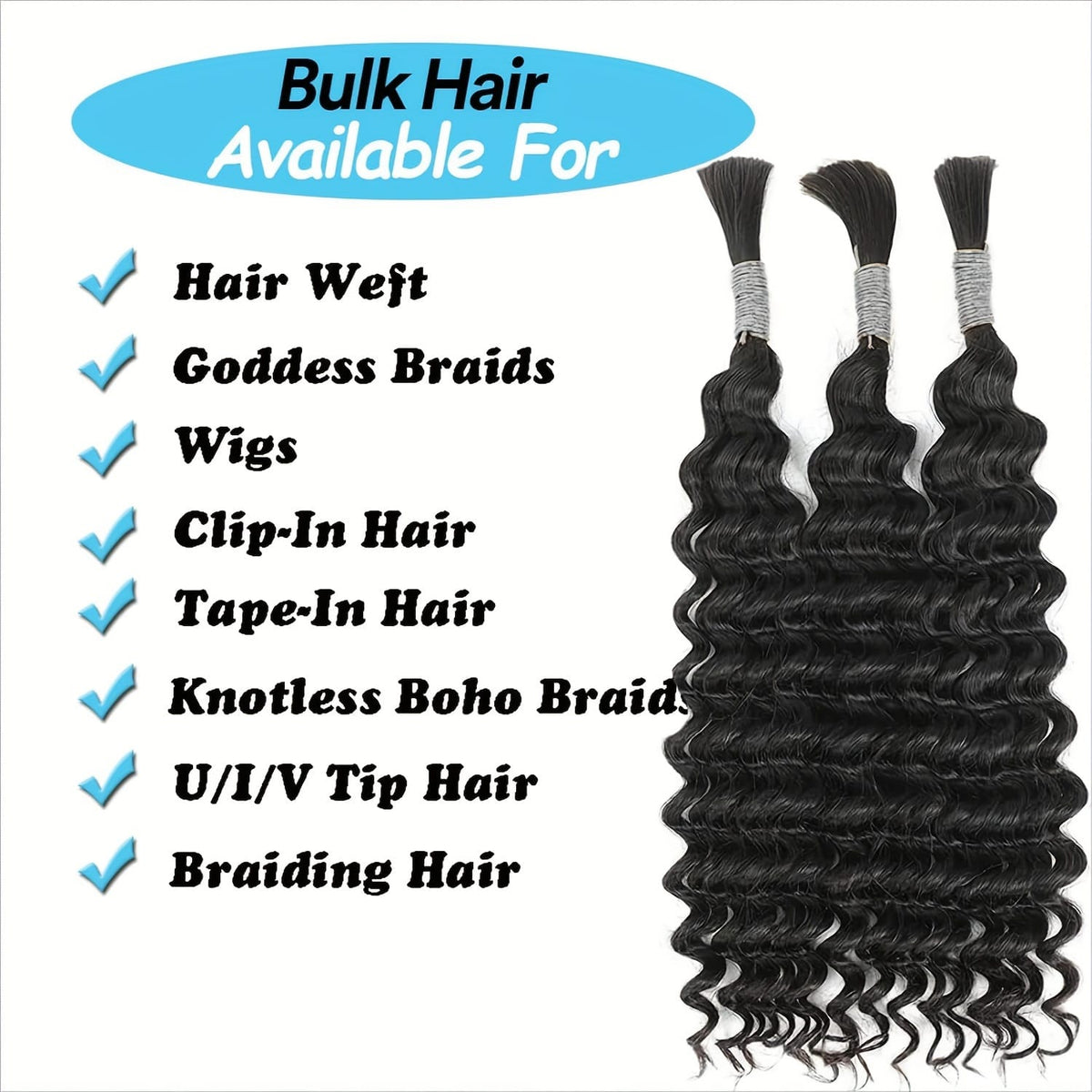 KissICON KissIcon Deep Wave Brazilian Braiding No Weft -