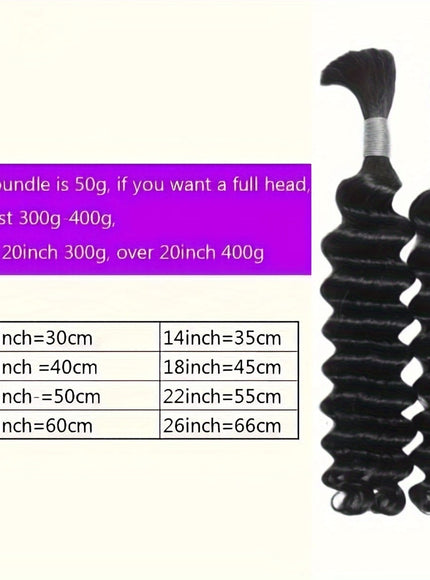 KissICON KissIcon Deep Wave Brazilian Braiding No Weft -