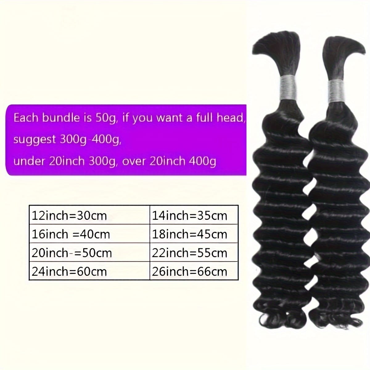 KissICON KissIcon Deep Wave Brazilian Braiding No Weft -