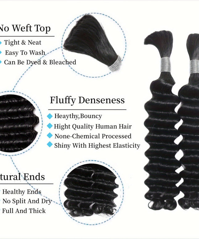 KissICON KissIcon Deep Wave Brazilian Braiding No Weft -