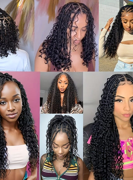 KissICON KissIcon Deep Wave Bulk Hair 50g Braiding Extensions