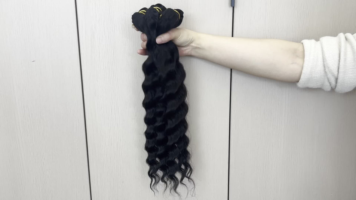 KissICON KissIcon Deep Wave Bundles 4Pcs Brazilian Hair -