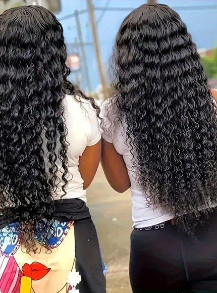 KissICON KissIcon Deep Wave Bundles 4Pcs Brazilian Hair -