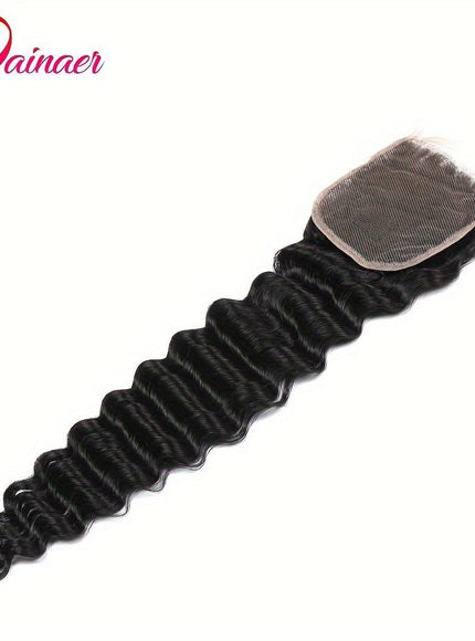 KissICON KissIcon Deep Wave Hair Bundles 4x4 Closure -