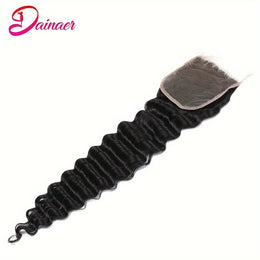 KissICON KissIcon Deep Wave Hair Bundles 4x4 Closure -