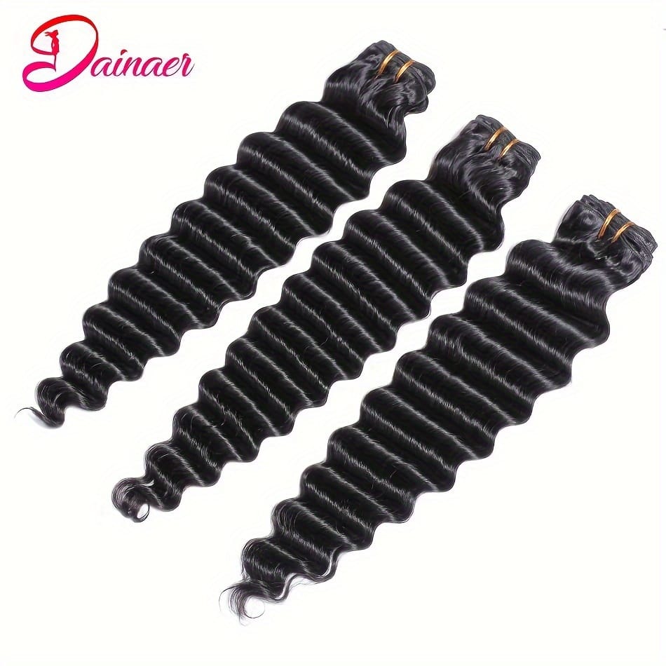KissICON KissIcon Deep Wave Hair Bundles 4x4 Closure -