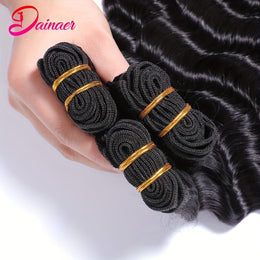 KissICON KissIcon Deep Wave Hair Bundles 4x4 Closure -