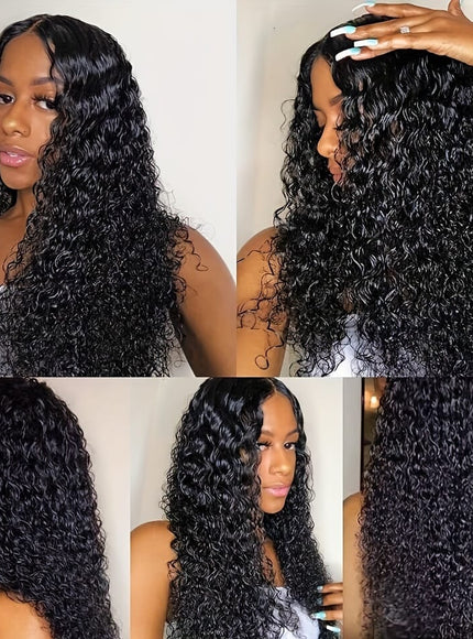 KissICON KissIcon Deep Wave Hair Bundles 4x4 Closure -