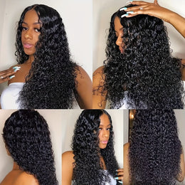 KissICON KissIcon Deep Wave Hair Bundles 4x4 Closure -