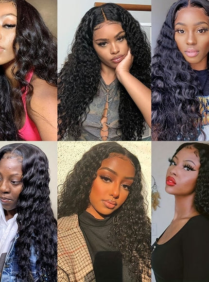 KissICON KissIcon Deep Wave Hair Bundles 4x4 Closure -