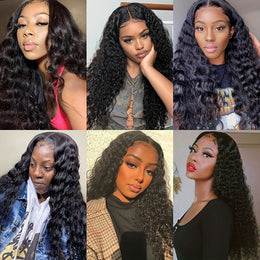 KissICON KissIcon Deep Wave Hair Bundles 4x4 Closure -