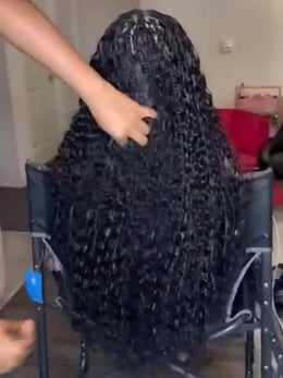 KissICON KissIcon Deep Wave Human Braiding Hair 2 Bundles