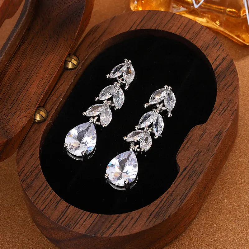 KissICON KissIcon Delicate AAA Zircon Earrings Sterling Silver