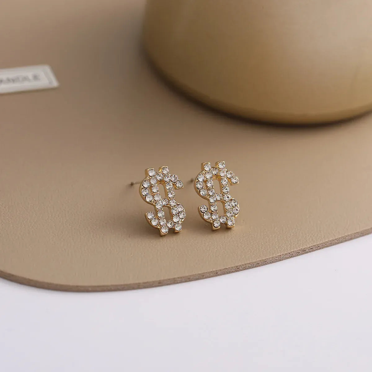 KissICON Kissicon Dollar Symbol Crystal Stud Earring – Sparkle
