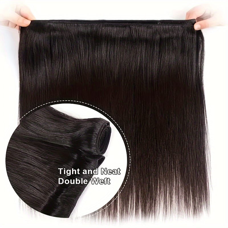 KissICON KissIcon Elegant Straight Hair Bundles - Double Weft