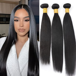 KissICON KissIcon Elegant Straight Hair Bundles - Double Weft