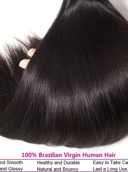 KissICON KissIcon Elegant Straight Hair Bundles - Double Weft