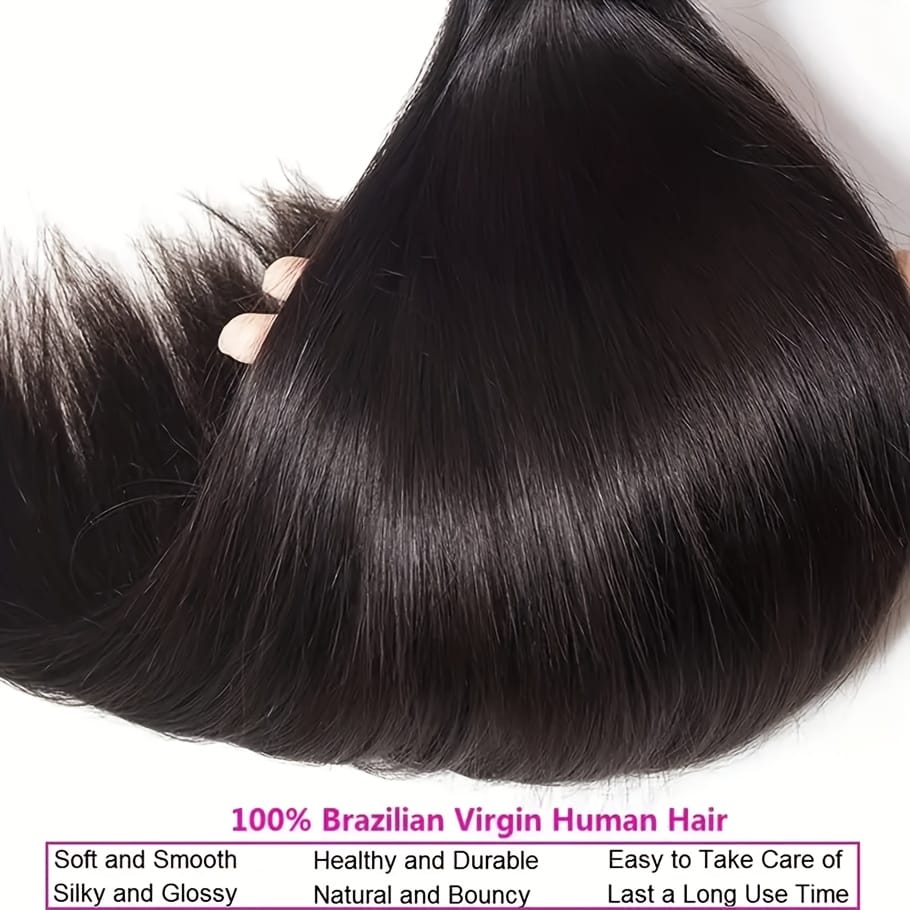 KissICON KissIcon Elegant Straight Hair Bundles - Double Weft