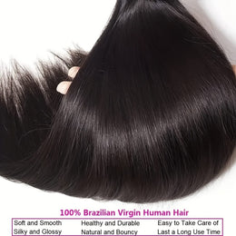 KissICON KissIcon Elegant Straight Hair Bundles - Double Weft