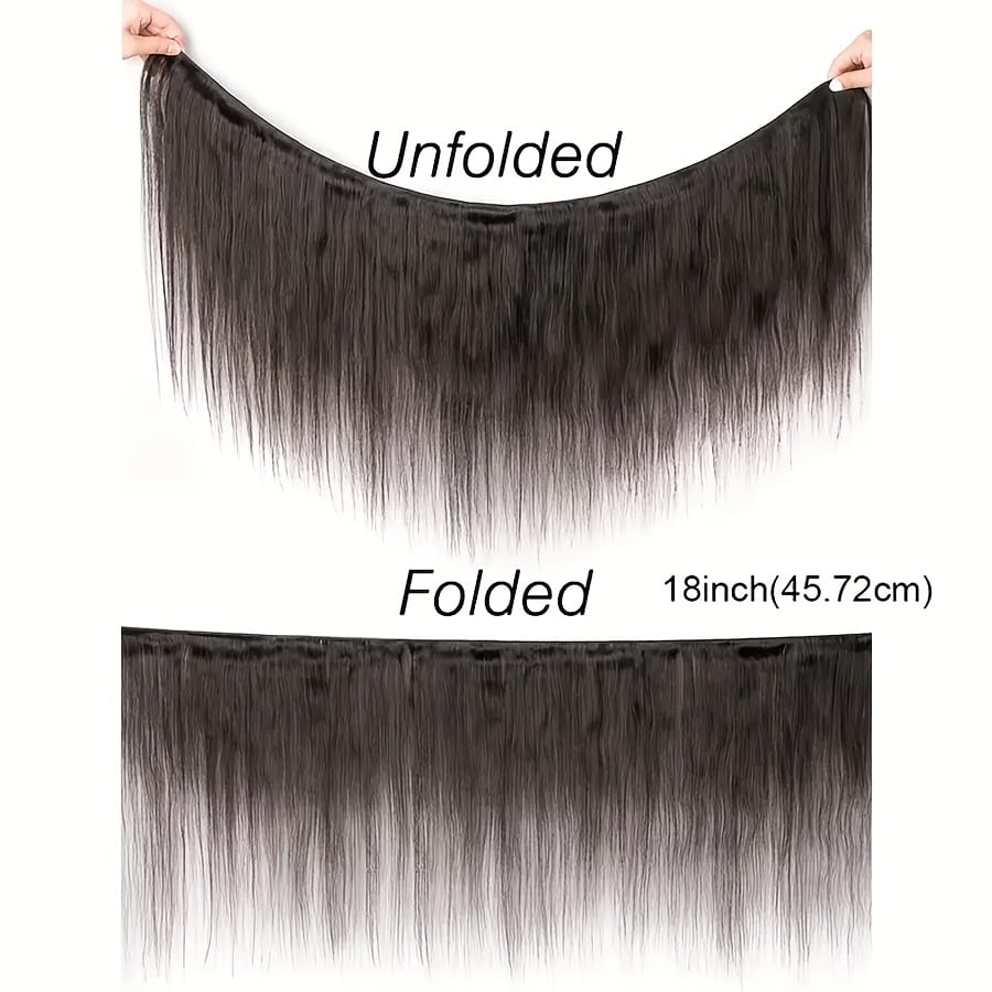 KissICON KissIcon Elegant Straight Hair Bundles - Double Weft
