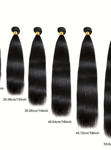 KissICON KissIcon Elegant Straight Hair Bundles - Double Weft