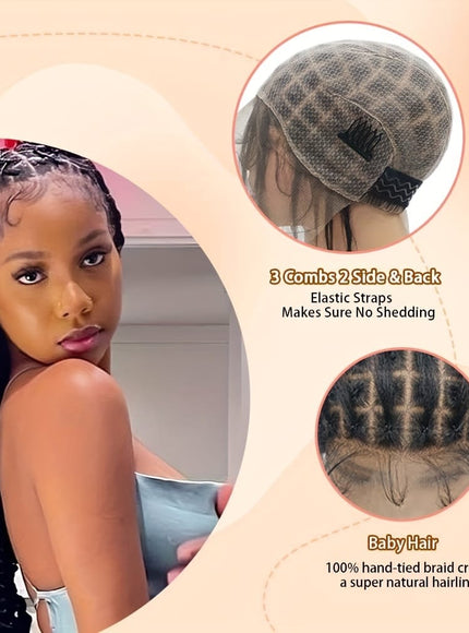 KissICON KissIcon Embroidered Full Lace Wig Cap - Crochet