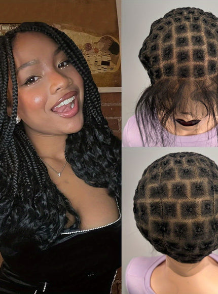 KissICON KissIcon Embroidered Full Lace Wig Cap - Crochet