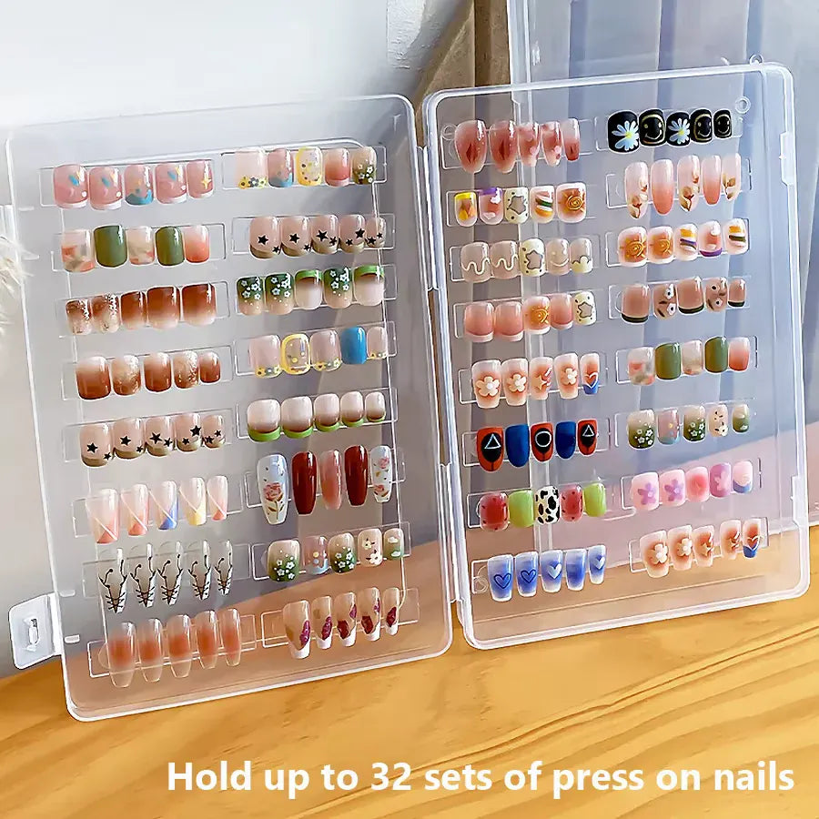 KissICON KissIcon Empty Nails Storage Box With Tape And