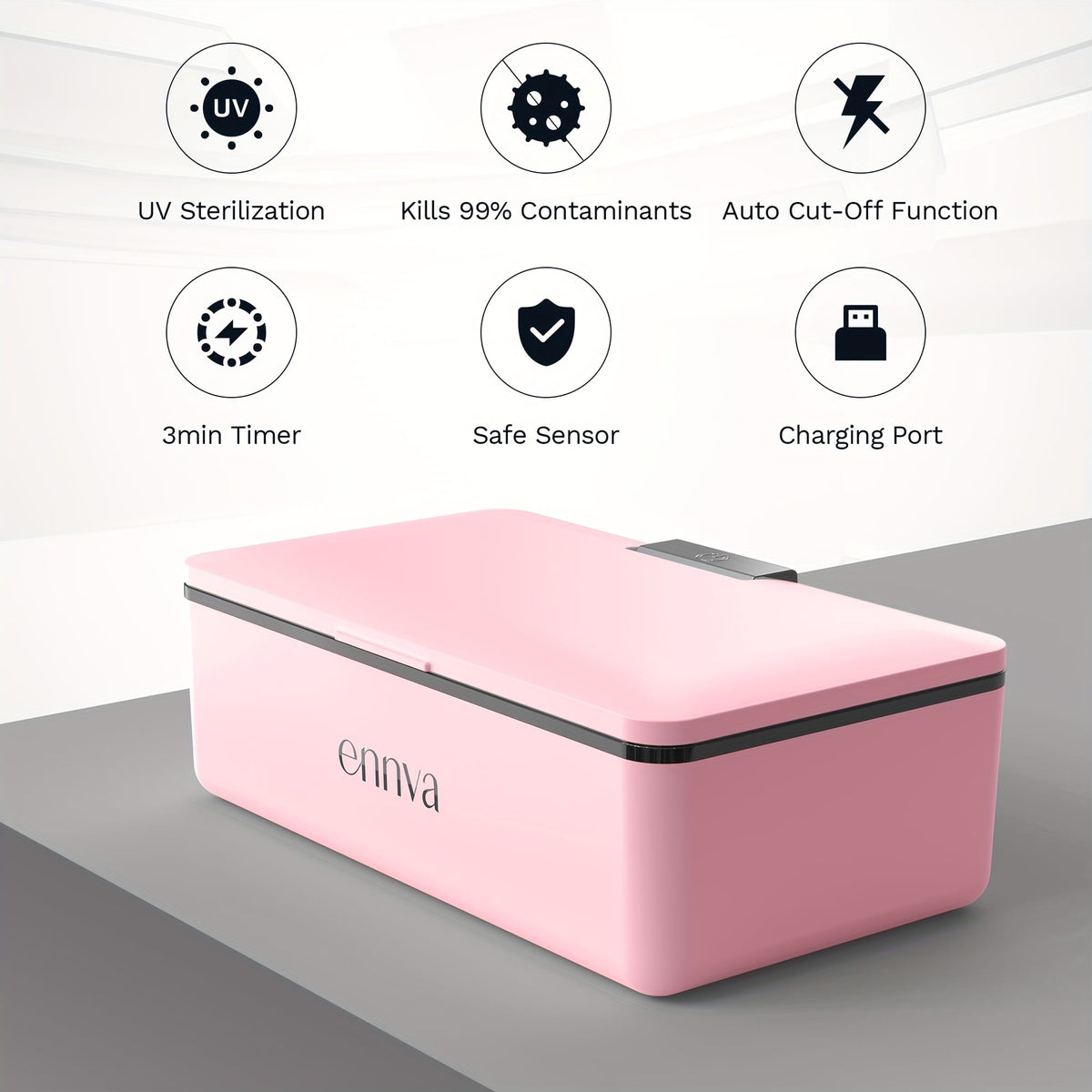KissICON KissIcon ENNVA Portable C Sanitizer Box - USB