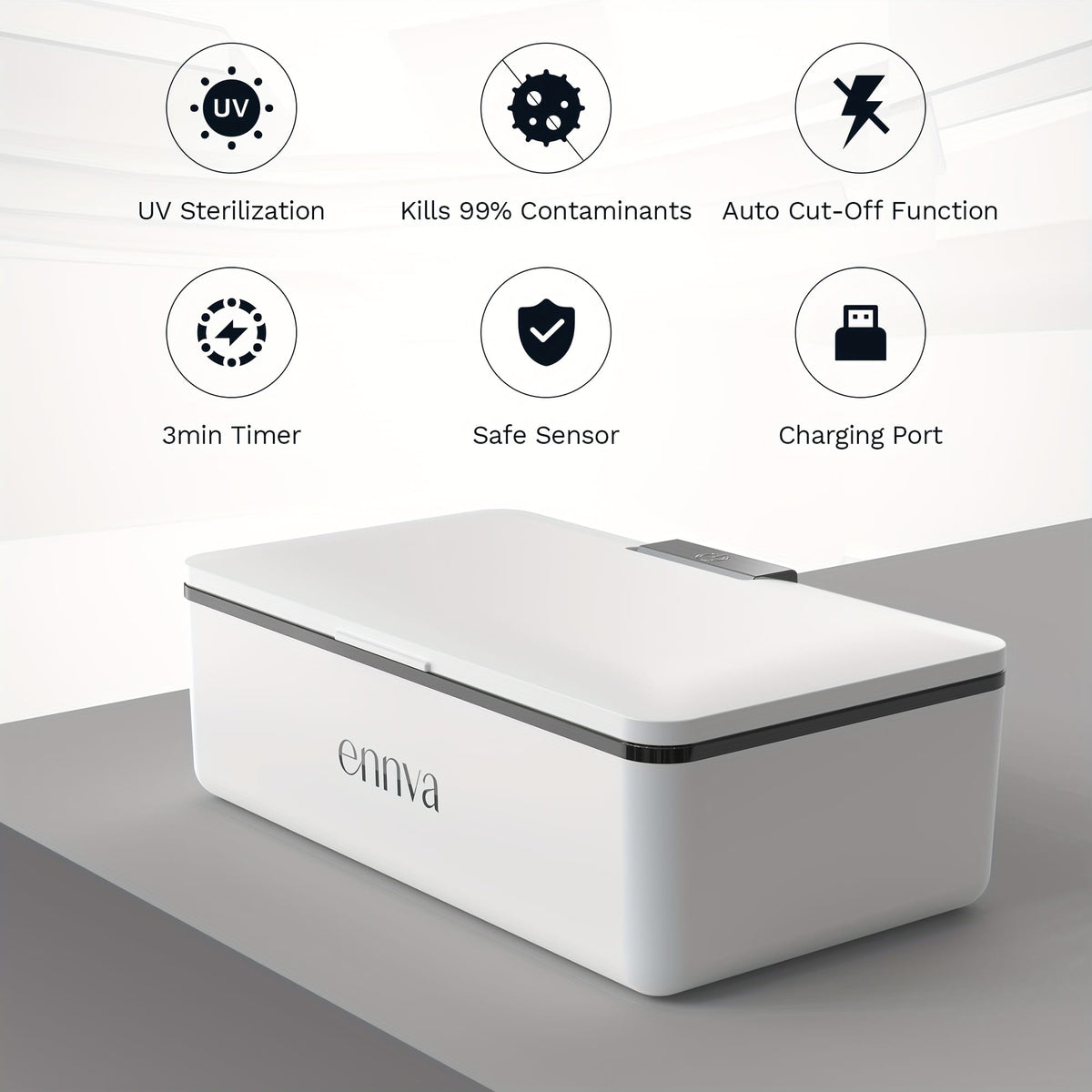 KissICON KissIcon ENNVA Portable C Sanitizer Box - USB