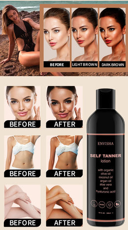 KissICON KissIcon Envisha Self Tanner Lotion - Fast Tan